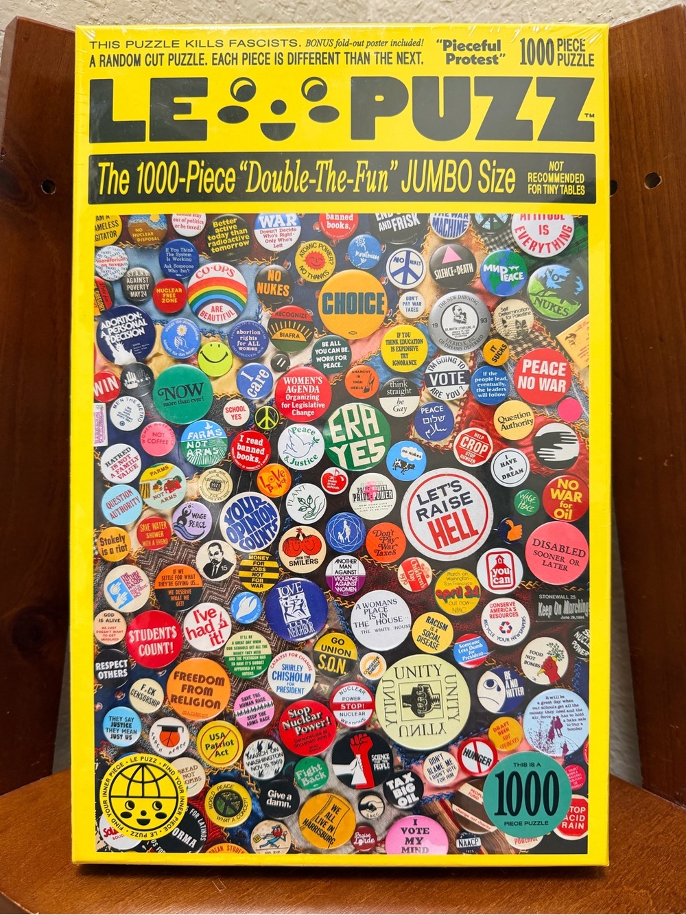 🔹New.. Le Puzz Peaceful protest 1000 piece puzzle…